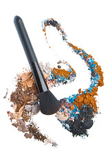 Image showing crushed eyeshadows