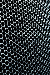 Image showing abstract metallic grid