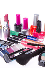 Image showing set of cosmetic products