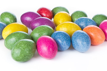 Image showing easter eggs isolated