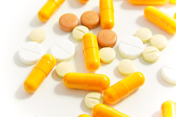 Image showing pills on white background