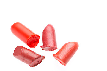 Image showing scraps of lipstick