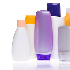 Image showing cosmetic bottles