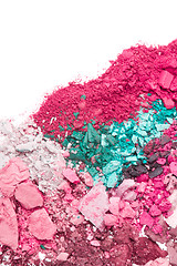 Image showing crushed eyeshadows