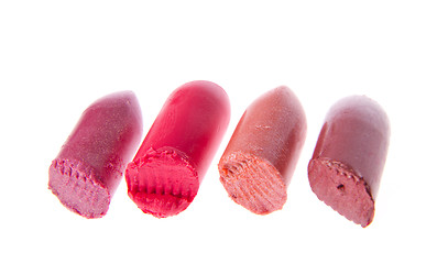 Image showing scraps of lipstick