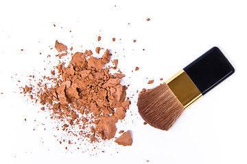 Image showing crushed eyeshadow