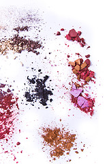 Image showing crushed eyeshadow