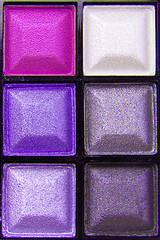 Image showing colorful eyeshadows