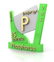 Image showing Phosphorus form Periodic Table of Elements - V2