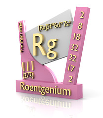 Image showing Roentgenium form Periodic Table of Elements - V2