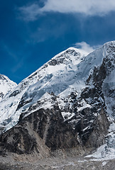 Image showing Summit not far Gorak shep and Everest base camp