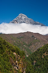 Image showing Himalaya Landscape: mountain and forest