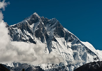 Image showing Lhotse and Lhotse shar summits