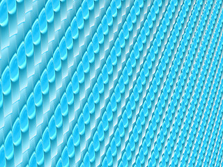 Image showing Abstract blue scales