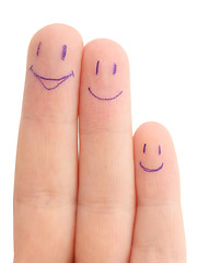 Image showing fingers family