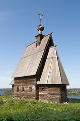 Image showing Wooden church in Ples, Russia