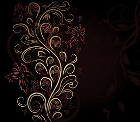 Image showing Design floral vector background