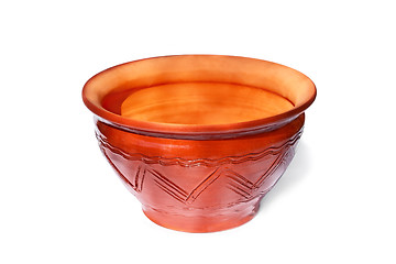 Image showing Annealed clay bowl