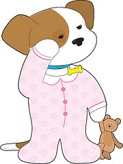 Image showing Cute Puppy Pajamas
