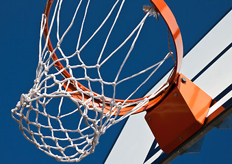 Image showing basketball net with backboard