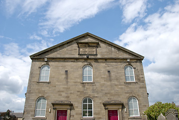Image showing Baptist Chapel in Haworth Yorkshire