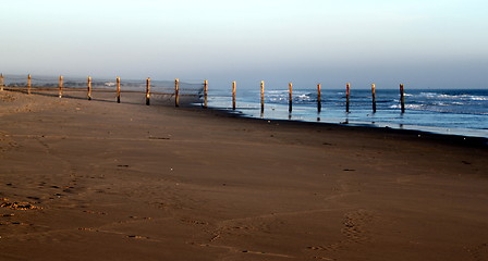 Image showing Beach Fence