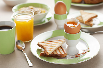 Image showing Boiled egg