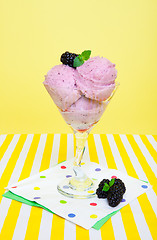 Image showing Saskatoon Berry Sorbet