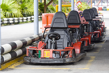 Image showing Go karts