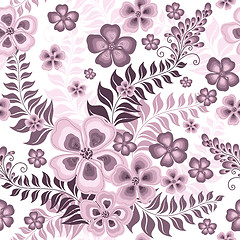 Image showing Seamless pink pattern