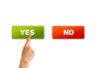 Image showing Yes And No