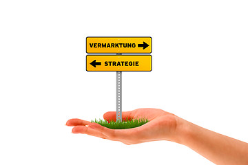 Image showing Vermarktung - Strategie