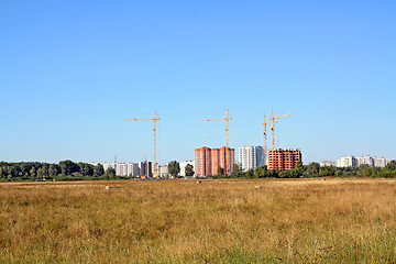 Image showing construction of the new houses 