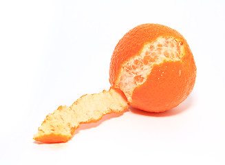 Image showing orange tangerine on white background