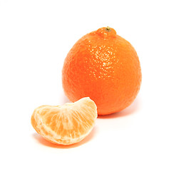 Image showing orange tangerine on white background