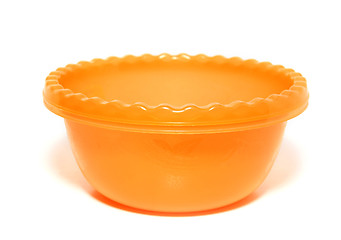 Image showing orange tureen on white background