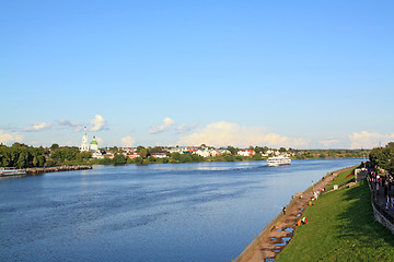 Image showing motor ship on river