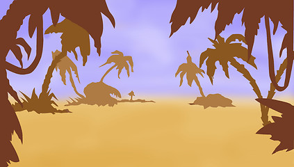 Image showing tropical landscape