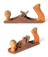 Image showing  rusty jointer on white background