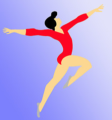 Image showing gymnast