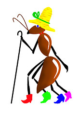 Image showing ant in hat 