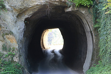 Image showing light at the end of tunnel
