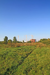 Image showing construction of the new houses 