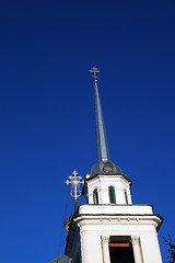 Image showing bell tower christian orthodox church