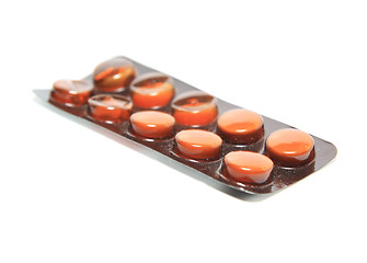 Image showing tablets packing on white background