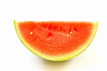 Image showing Watermelon slice isolated. 