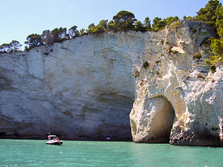 Image showing Landscapre of Gargano's coast