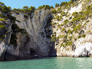 Image showing Landscapre of Gargano's coast