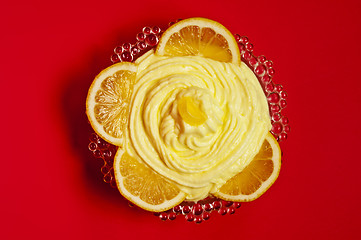 Image showing cream with lemon