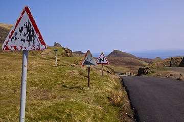 Image showing Mountain pass on Isle of Skye